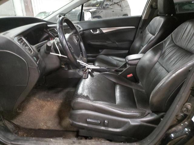 19XFB2F98FE089144 - 2015 HONDA CIVIC EXL BLACK photo 7
