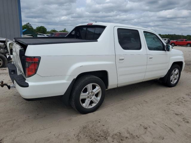 5FPYK1F52EB003973 - 2014 HONDA RIDGELINE RTL WHITE photo 3