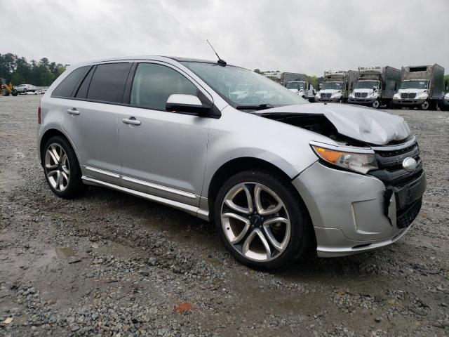 2FMDK4AK3BBB64780 - 2011 FORD EDGE SPORT SILVER photo 4