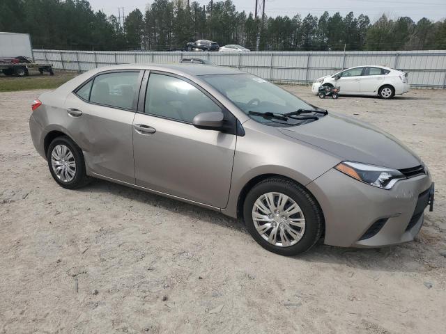 2T1BURHE7EC105780 - 2014 TOYOTA COROLLA L TAN photo 4