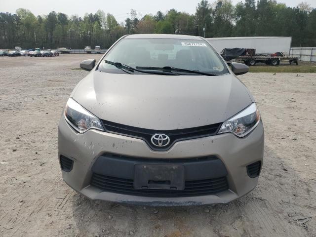 2T1BURHE7EC105780 - 2014 TOYOTA COROLLA L TAN photo 5