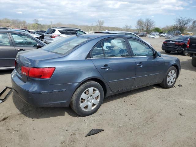 5NPET4AC2AH641958 - 2010 HYUNDAI SONATA GLS BLUE photo 3