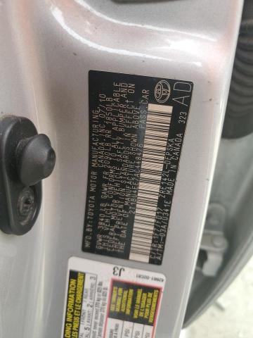 2T1BU4EE7AC448476 - 2010 TOYOTA COROLLA BASE SILVER photo 13