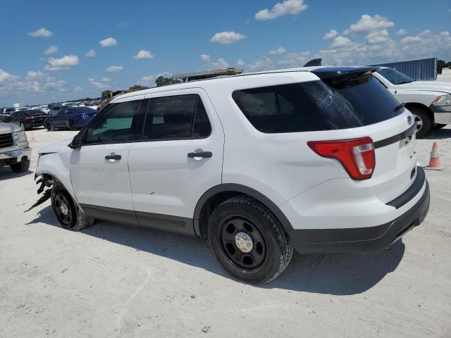 1FM5K8AR6KGA13384 - 2019 FORD EXPLORER POLICE INTERCEPTOR 白色 照片 2