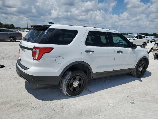 1FM5K8AR6KGA13384 - 2019 FORD EXPLORER POLICE INTERCEPTOR 白色 照片 3