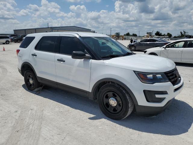 1FM5K8AR6KGA13384 - 2019 FORD EXPLORER POLICE INTERCEPTOR 白色 照片 4