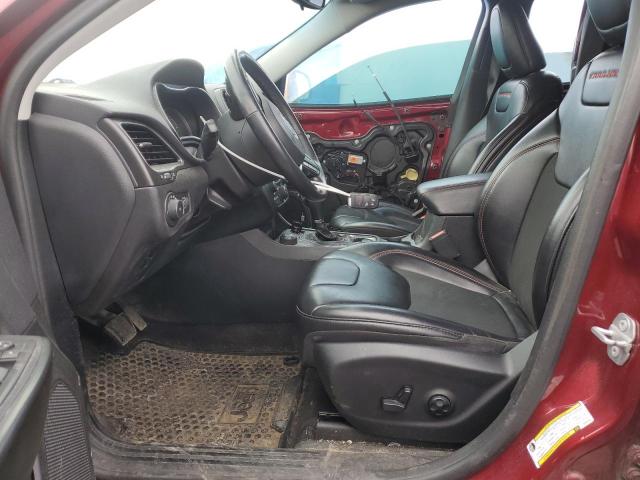 1C4PJMBX2KD362582 - 2019 JEEP CHEROKEE TRAILHAWK RED photo 7