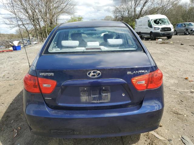 KMHDU46D47U084054 - 2007 HYUNDAI ELANTRA GLS BLUE photo 6