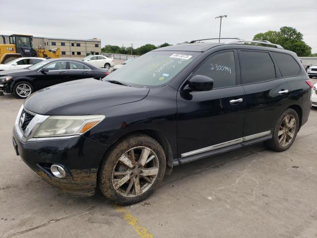 5N1AR2MN0EC684920 - 2014 NISSAN PATHFINDER S BLACK photo 1