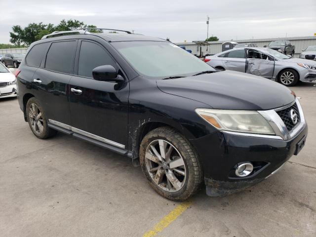 5N1AR2MN0EC684920 - 2014 NISSAN PATHFINDER S BLACK photo 4