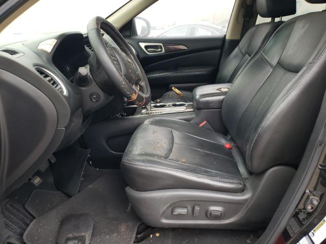 5N1AR2MN0EC684920 - 2014 NISSAN PATHFINDER S BLACK photo 7