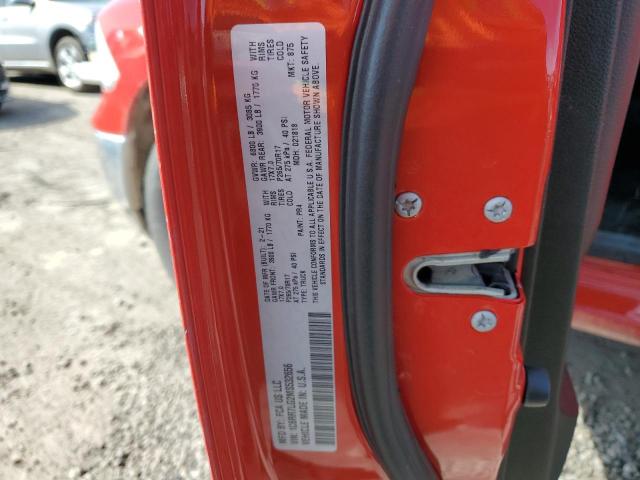 1C6RR7LG2MS532656 - 2021 RAM 1500 CLASS SLT წითელი ფოტო 12