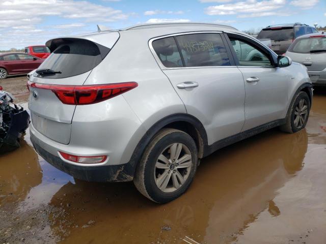 KNDPMCAC4H7262152 - 2017 KIA SPORTAGE LX SILVER photo 3