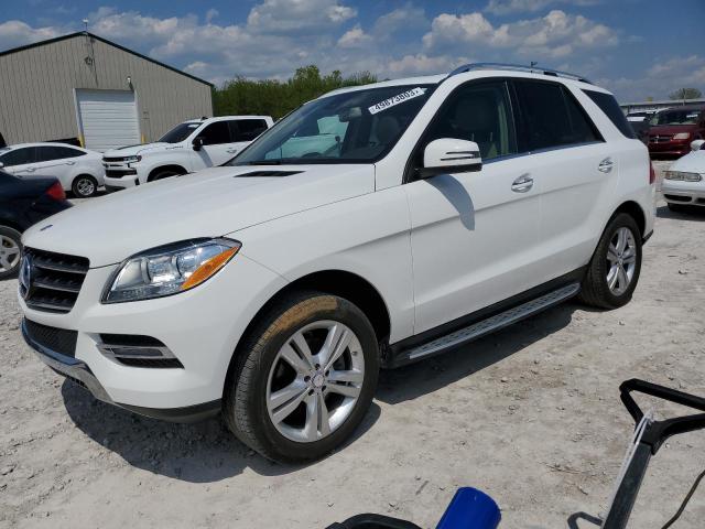 4JGDA5HB0FA597280 - 2015 MERCEDES-BENZ ML 350 4MATIC WHITE photo 1