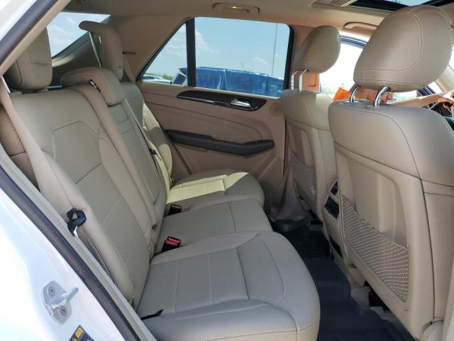 4JGDA5HB0FA597280 - 2015 MERCEDES-BENZ ML 350 4MATIC WHITE photo 10