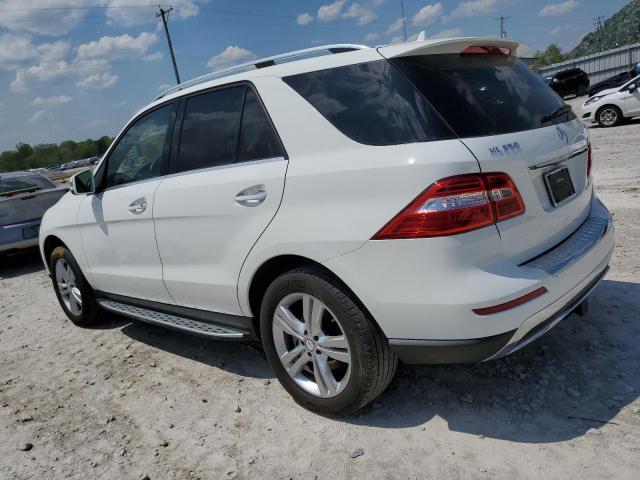 4JGDA5HB0FA597280 - 2015 MERCEDES-BENZ ML 350 4MATIC WHITE photo 2