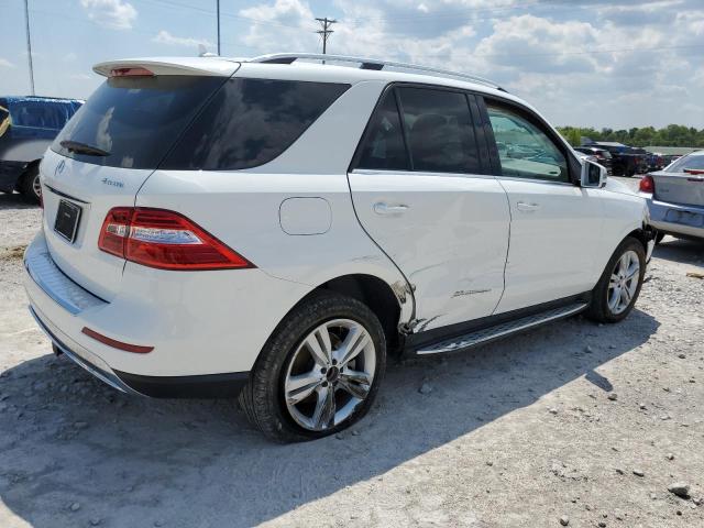 4JGDA5HB0FA597280 - 2015 MERCEDES-BENZ ML 350 4MATIC WHITE photo 3