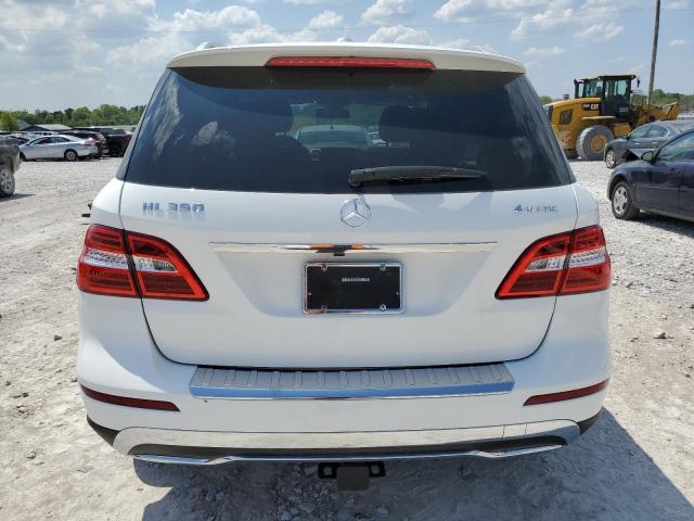 4JGDA5HB0FA597280 - 2015 MERCEDES-BENZ ML 350 4MATIC WHITE photo 6