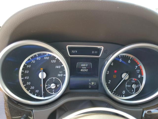 4JGDA5HB0FA597280 - 2015 MERCEDES-BENZ ML 350 4MATIC WHITE photo 9