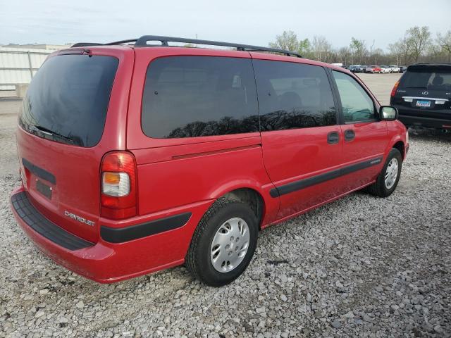 1GNDX03EXWD292740 - 1998 CHEVROLET VENTURE MAROON photo 3