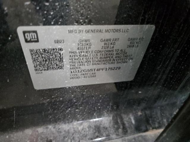 1G1ZG5ST4PF175228 - 2023 CHEVROLET MALIBU RS 黑色 照片 12