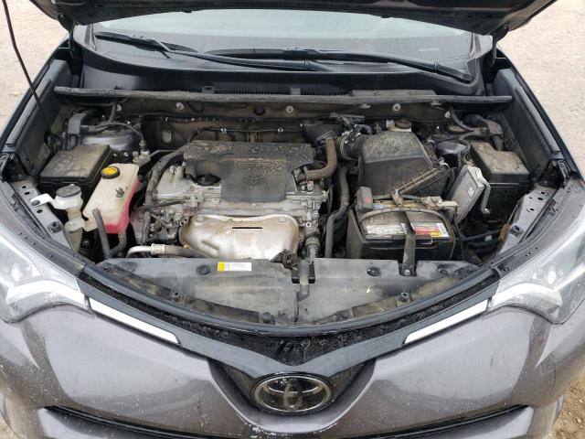 2T3ZFREV2HW314738 - 2017 TOYOTA RAV4 LE GRAY photo 12