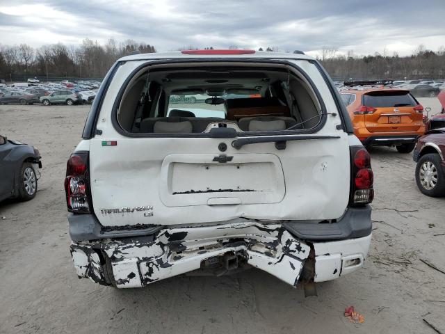 1GNDT13S772247338 - 2007 CHEVROLET TRAILBLAZE LS WHITE photo 6