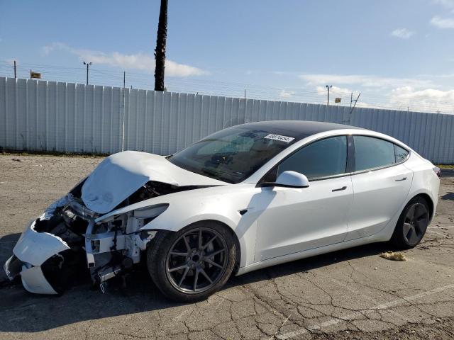 5YJ3E1EA1PF497268 - 2023 TESLA MODEL 3 WHITE photo 1