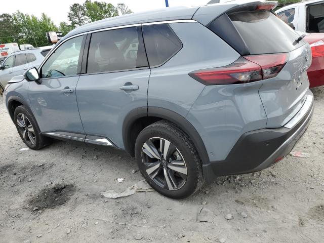 5N1BT3CA9NC717343 - 2022 NISSAN ROGUE SL GRAY photo 2