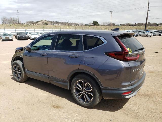 2HKRW2H85MH667019 - 2021 HONDA CR-V EXL GRAY photo 2