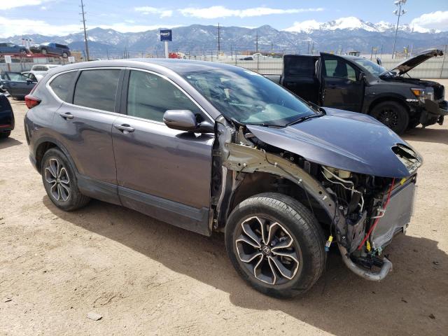 2HKRW2H85MH667019 - 2021 HONDA CR-V EXL GRAY photo 4