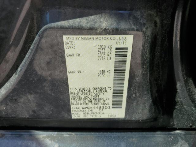 1N4AL3AP6DN448301 - 2013 NISSAN ALTIMA 2.5 GRAY photo 12