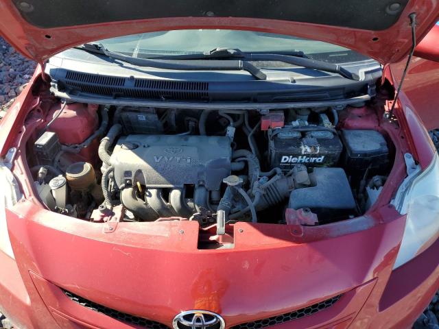 JTDBT923584020079 - 2008 TOYOTA YARIS RED photo 11