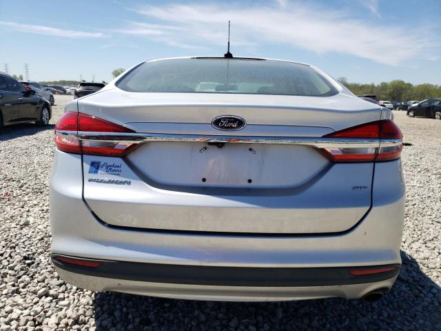 3FA6P0H76HR278877 - 2017 FORD FUSION SE SILVER photo 6