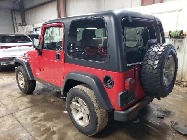 1J4FA69SX3P334234 - 2003 JEEP WRANGLER / RUBICON RED photo 2