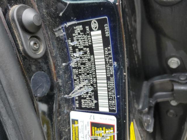 4T1BK1EB7DU042906 - 2013 TOYOTA AVALON BASE 黑色 照片 13