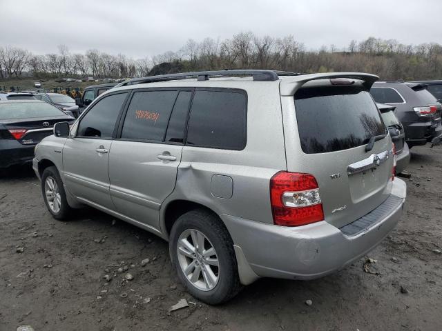 JTEEW21A660022497 - 2006 TOYOTA HIGHLANDER HYBRID SILVER photo 2