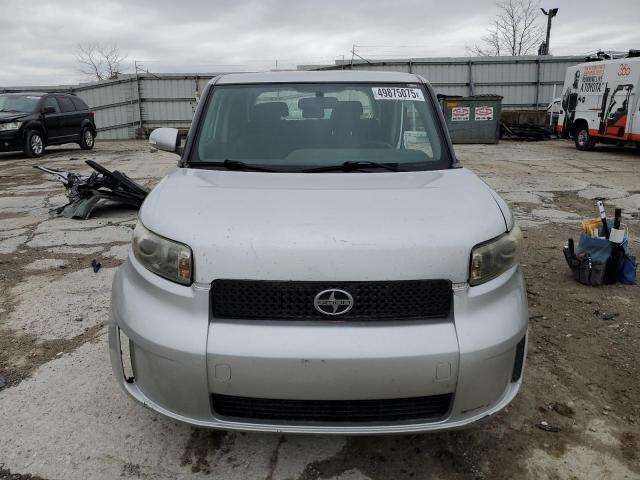 JTLKE50E181000778 - 2008 TOYOTA SCION XB SILVER photo 5