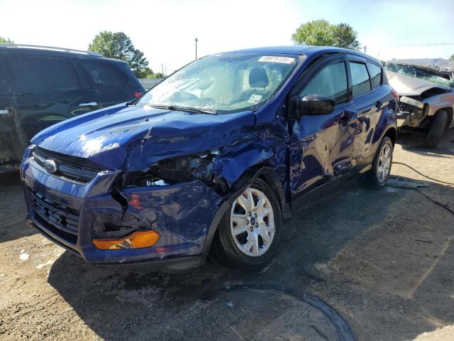 1FMCU0F71EUA21652 - 2014 FORD ESCAPE S BLUE photo 1