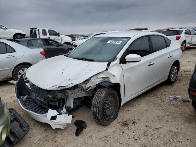 3N1AB7AP9HY313815 - 2017 NISSAN SENTRA S WHITE photo 1