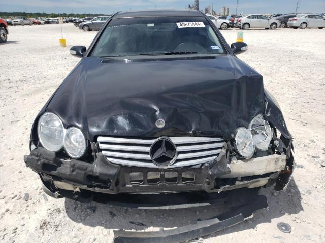 WDBTJ65J15F132380 - 2005 MERCEDES-BENZ CLK 320C BLACK photo 5