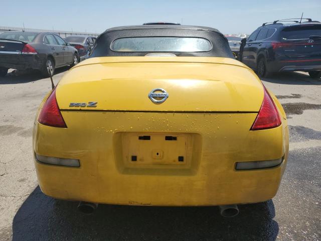 JN1AZ36A65M750436 - 2005 NISSAN 350Z ROADSTER YELLOW photo 6