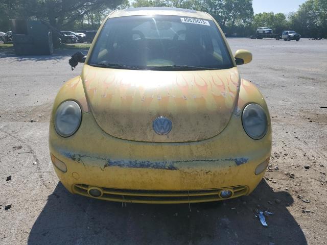 3VWCP21C32M428901 - 2002 VOLKSWAGEN NEW BEETLE GLS TDI YELLOW photo 5