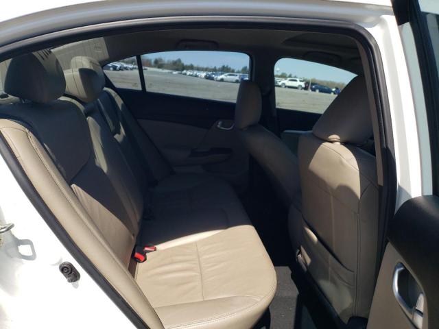 19XFB2F96EE014067 - 2014 HONDA CIVIC EXL თეთრი ფოტო 10