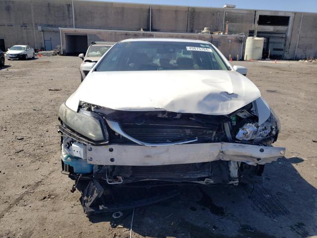 19XFB2F96EE014067 - 2014 HONDA CIVIC EXL თეთრი ფოტო 5