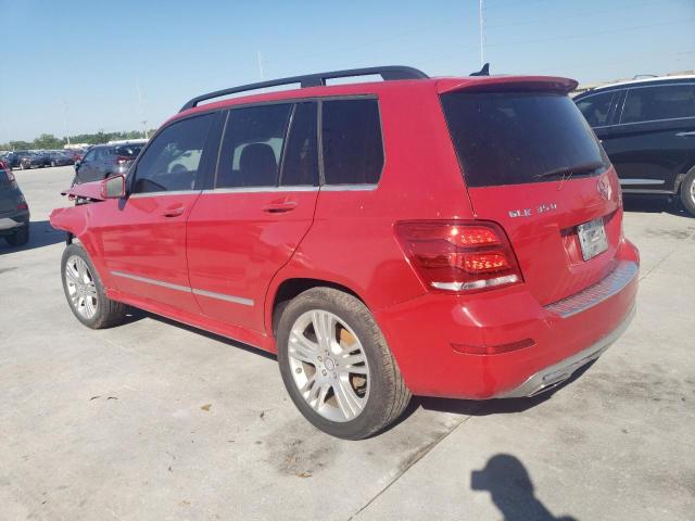 WDCGG8JB4FG372315 - 2015 MERCEDES-BENZ GLK 350 4MATIC RED photo 2