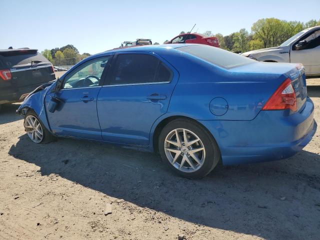 3FAHP0JG4CR447290 - 2012 FORD FUSION SEL BLUE photo 2