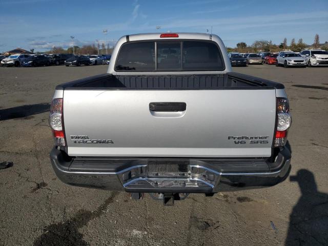 3TMJU62N39M073412 - 2009 TOYOTA TACOMA DOUBLE CAB PRERUNNER SILVER photo 6
