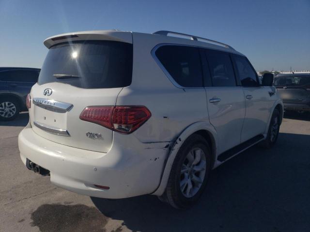 JN8AZ2ND8B9700286 - 2011 INFINITI QX56 WHITE photo 3