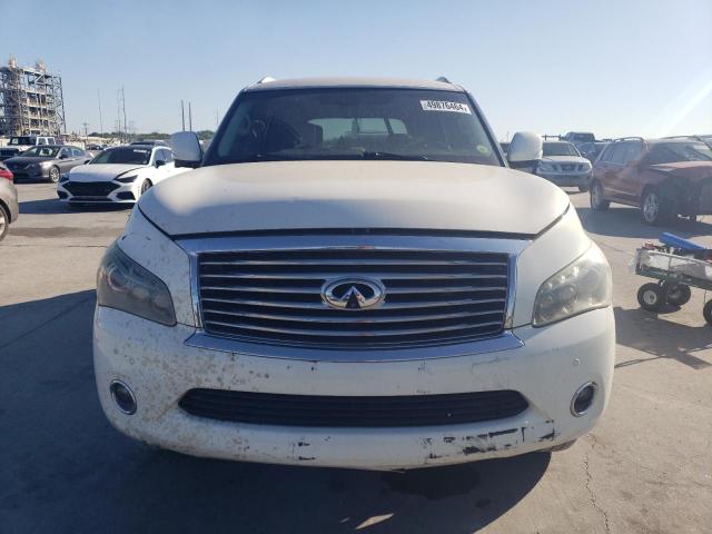 JN8AZ2ND8B9700286 - 2011 INFINITI QX56 WHITE photo 5